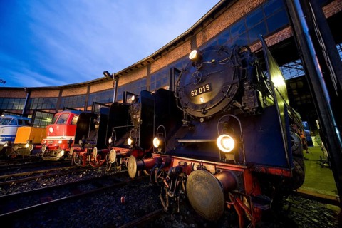 Steam locomotive festival at the Eisenbahmuseum Dresden Altstadt