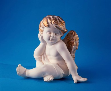Ceramic angel, ceramic angels, freestanding, object