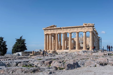 Parthenon Temple, Acropolis, Athens, Attica, Greece, Europe