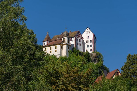 Egloffstein Castle, built around 1150, Egloffstein, Upper Franconia, Bavaria, Germany, Europe