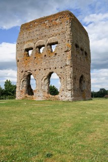 Temple of Janus, first century tower, Autun, Département Saône-et-Loire, Region