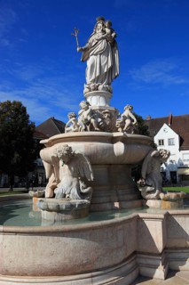 Marienbrunnen, Altötting, Upper Bavaria, Germany, Europe