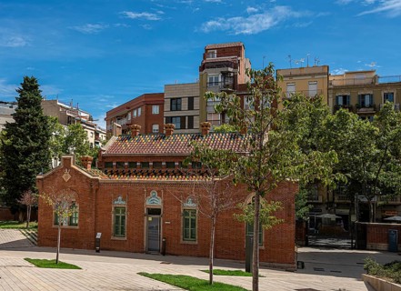 Historic hospital complex of the Hospital de la Santa Creu i Sant Pau, Barcelona, Catalonia, Spain,