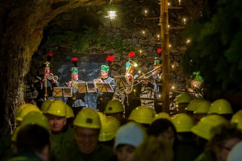 Mettenschicht in the Ehrenfriedersdorf tin mine