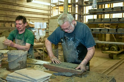 Brick production at Ziegelwerk Klaus Huber GmbH