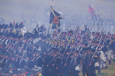 Re-enactment of the Battle of the Nations