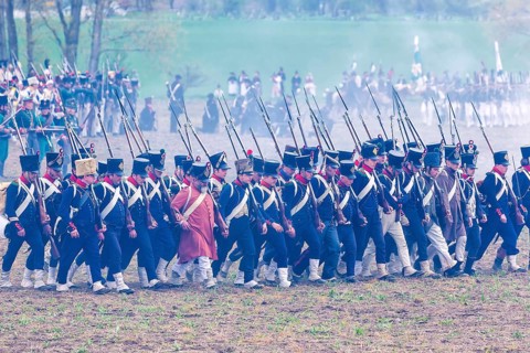 Battle re-enactment Großgörschen