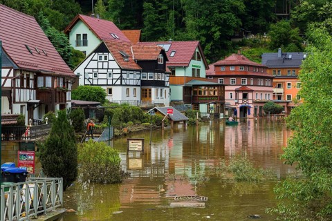 Flood in Rathen