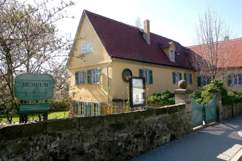 Carl Maria von Weber Museum, Hosterwitz, Dresdner Str. 44. Carl Maria von Weber (1786-1826) lived