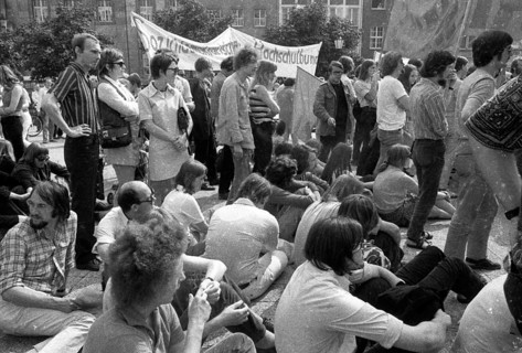 Student associations had called for this and students at Bonn University followed the call for a