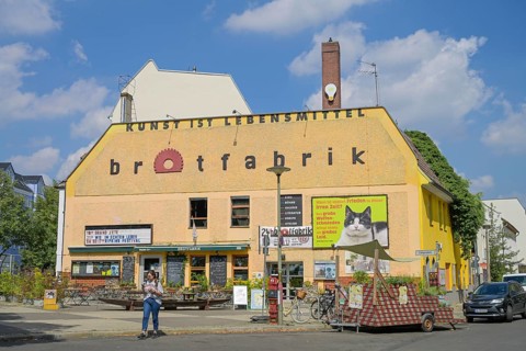 Brotfabrik Art and Culture Centre, Caligariplatz, Weißensee, Pankow, Berlin, Germany, Europe