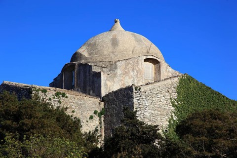 Place Erice in the province of Trapani, Church of San Giovanni Battista, from the 12th century,