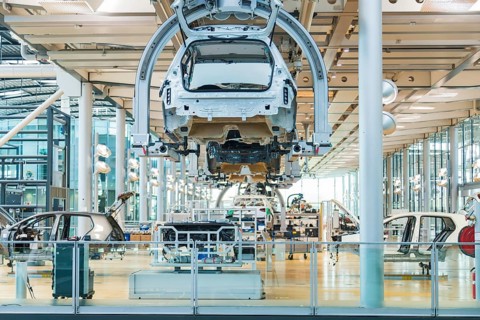 Transparent production in the Transparent Factory. After the phasing out of the Phaeton production,