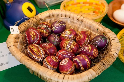 Easter egg market in Bautzen