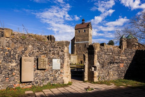 Stolpen Castle in autumn