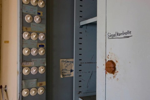 Dresden Stasi memorial, interrogation rooms, archive, photo lab