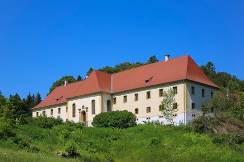 Ehrenfels Castle, former summer residence of the Zwiefalter abbots, summer residence, simple