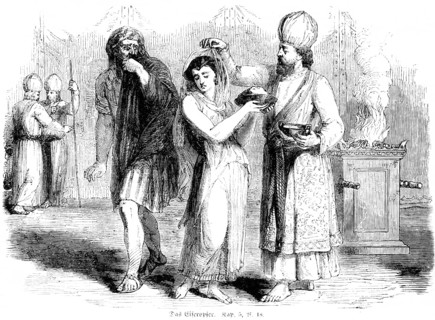 The Zeal Offering, Rebuke Offering, Sacrifice, Woman, Woman, Men, Head, Head, Hand, Priest, Cursed