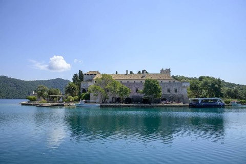 Benedictine Abbey, Mljet Island, Dubrovnik-Neretva County, Croatia, Europe