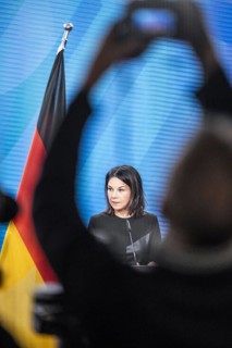 Annalena Baerbock (Buendnis 90 Die Gruenen), Bundesaussenministerin, trifft S.E. den