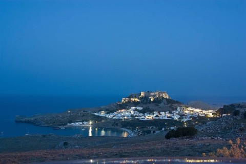 Rhodes Island, Lindos, Lindos is a town on the Greek island of Rhodes. Its landmark is the