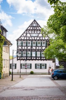 Historical building of the Wagon Museum, Balingen, Germany, Europe