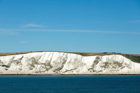 Chalk cliffs near Dover, England, Great Britain
