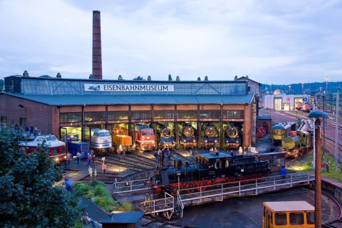 Steam locomotive festival at the Eisenbahmuseum Dresden Altstadt