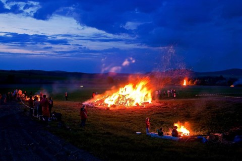Witches' bonfire in Steina