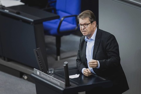 Ralf Stegner, Mitglied des Deutschen Bundestages (SPD), aufgenommen im Rahmen einer Sitzung des