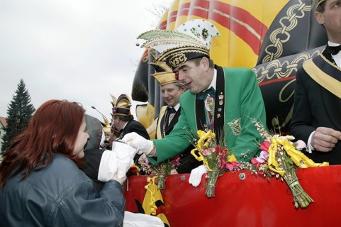 Saxony's biggest carnival party in Radeburg. Since 1957, the big parade of over 65 floats has been