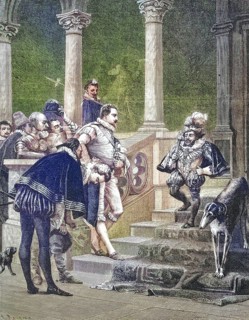 Salon 1868, Satire, the King's favourites, France, Historical, digitally restored reproduction of a