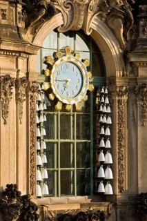 Glockenspiel pavilion in the Zwinger in Dresden
