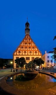 Zwickau Gewandhaus: landmark of the city, built in 1522-1525 in late Gothic style, with Renaissance