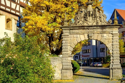 Residenzschloss Urach, Gothic and Renaissance building, Bad Urach, Swabian Alb, Baden-Württemberg,
