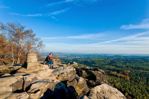 View from the Zschirnstein