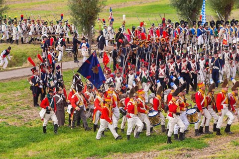 Re-enactment of the Battle of the Nations
