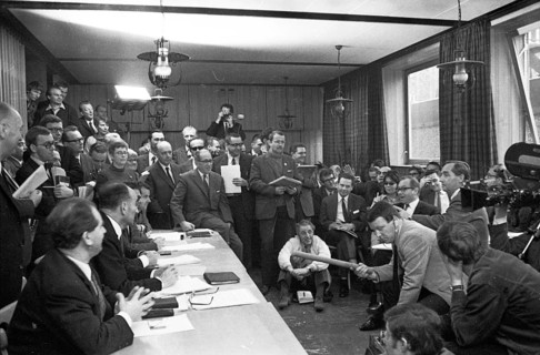 DEU, Germany, Düsseldorf: The communists' move from their exile in the GDR in 1969 was not without