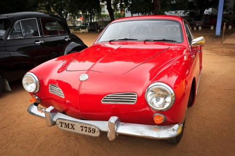 CHENNAI, INDIA, JULY 24: Volkswagen (retro vintage car) on Heritage Car Rally 2011 of Madras