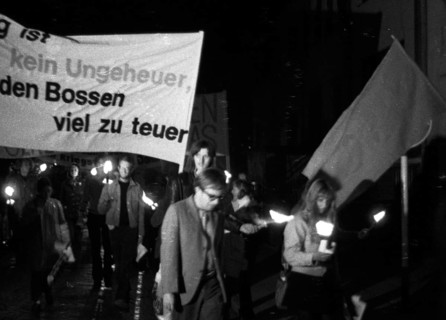 The congress of the DKP-affiliated Socialist German Workers' Youth (SDAJ) on 11.09.1971 in Bremen