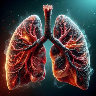 Air Pollution city and people suffers lung disease. Industrial pollution. Industrial smoke. Human