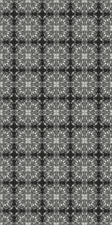 Decorative Art Nouveau floral print, seamless vector pattern