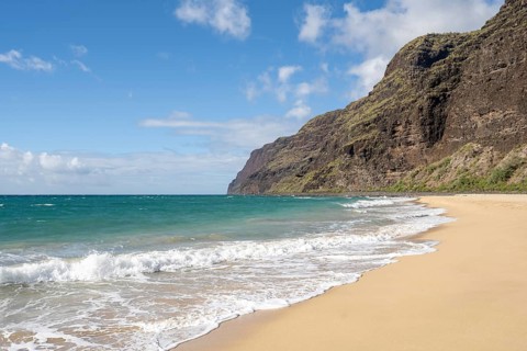 Polihale State Park, Kauai, Hawaii, USA, North America