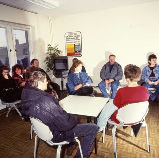A visit to Neubrandenburg, here on 29.11.1994, still shows a picture of the post-reunification