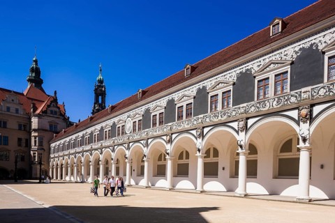Stable courtyard of the Dresden Royal Palace