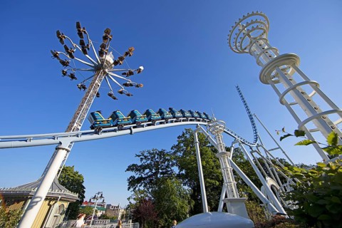 Liseberg Amusement Park, Gothenburg, Västra Götalands län, Sweden, Europe