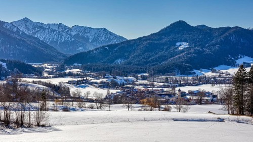 Snow, Leitzachtal, Fischbachau, Bavaria, Germany, Europe