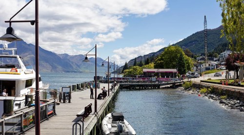 Harbour, Lake Wakatipu, Queenstown, Otago, New Zealand, Oceania