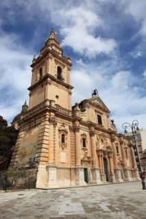 Ragusa, Ragusa Superiore district, Cathedral of San Giovanni Battista in the Upper Town, Sicily,