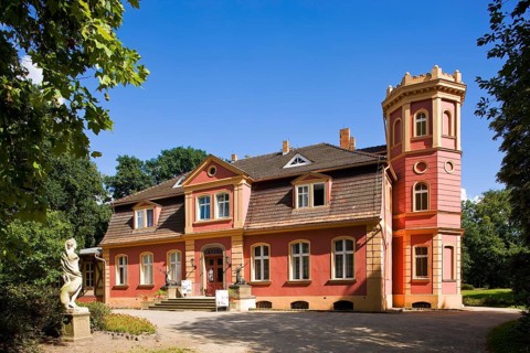 Kromlau Castle. The Azalea and Rhododendron Park Kromlau is an approx. 200-hectare landscape park